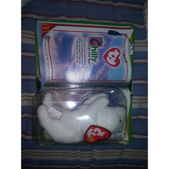 Ty | Toys | Mcdonalds Ty Teenie Beanie Babies Chilly The Polar Bear 200